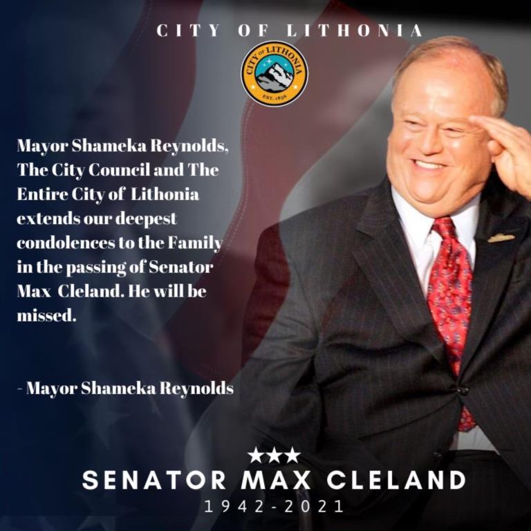Senator Max Cleland 