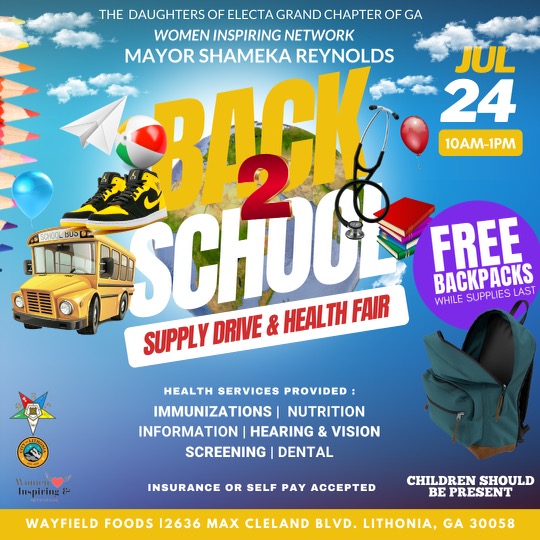 Back 2 School Supply Drive & Health Fair
