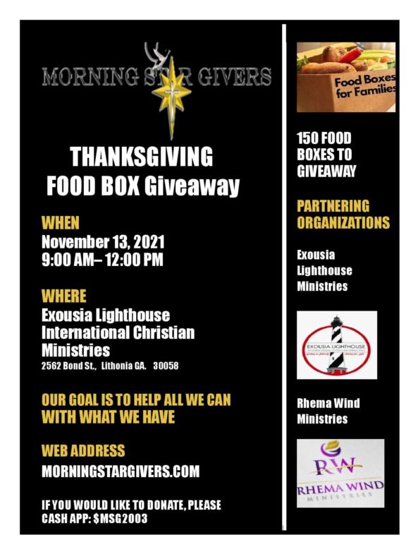 Thanksgiving Food Box Giveaway