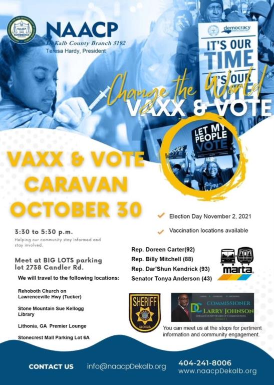 Vaxx and Vote Caravan 2021